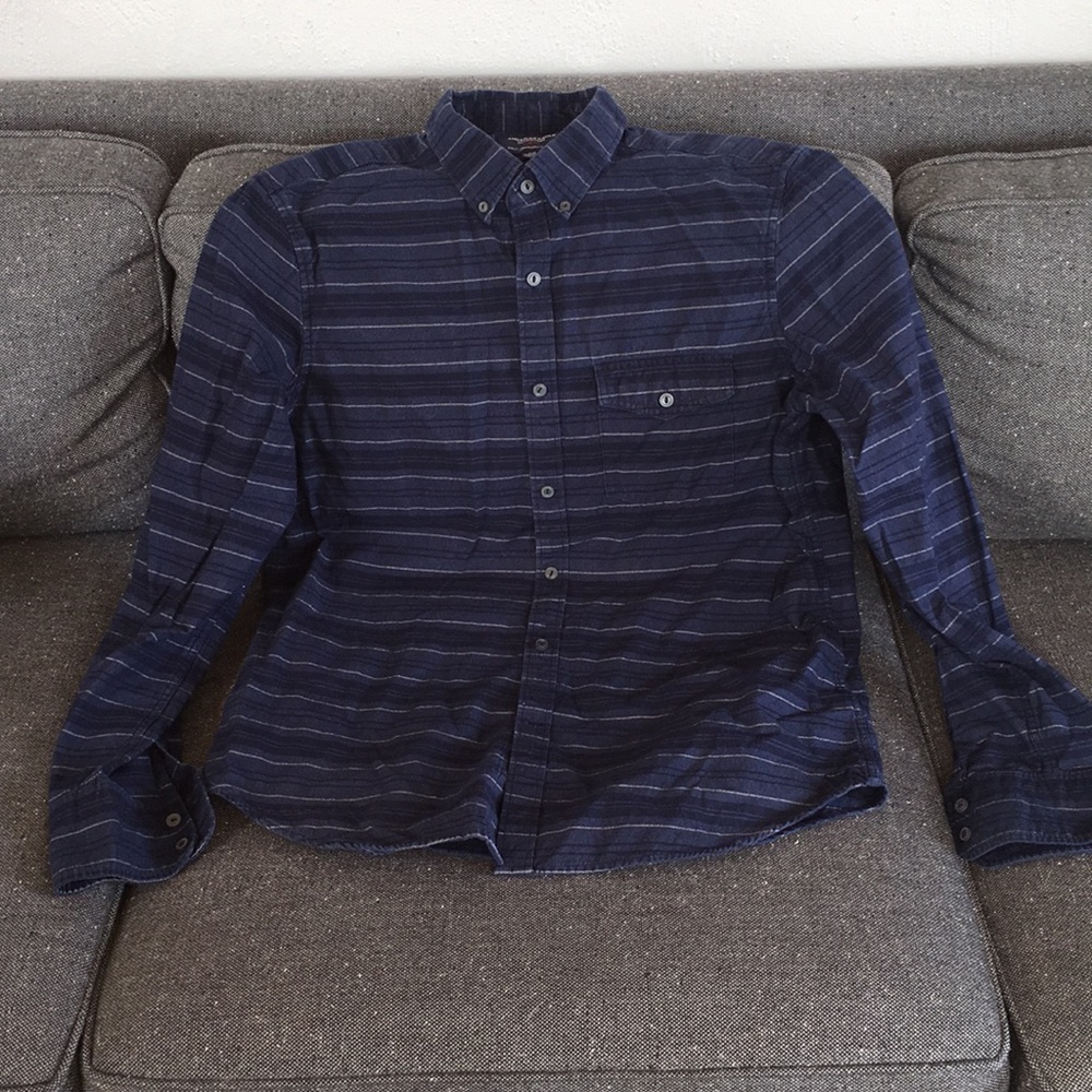Stripped button down shirt